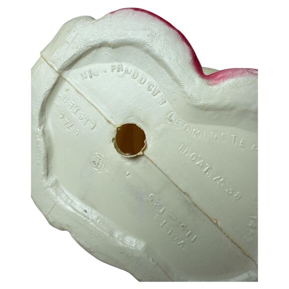 Vintage 1960s Union 13" Santa Claus Blow Mold Light Up Christmas Decoration - Picture 9 of 9